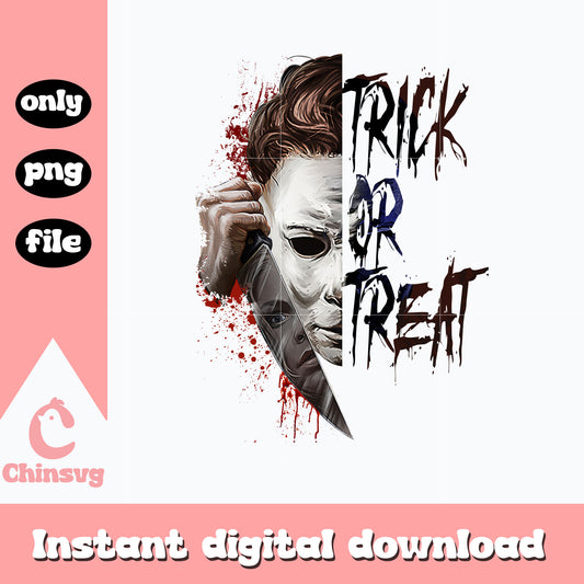 Michael Myers Killer Trick Or Treat Png, Halloween Png