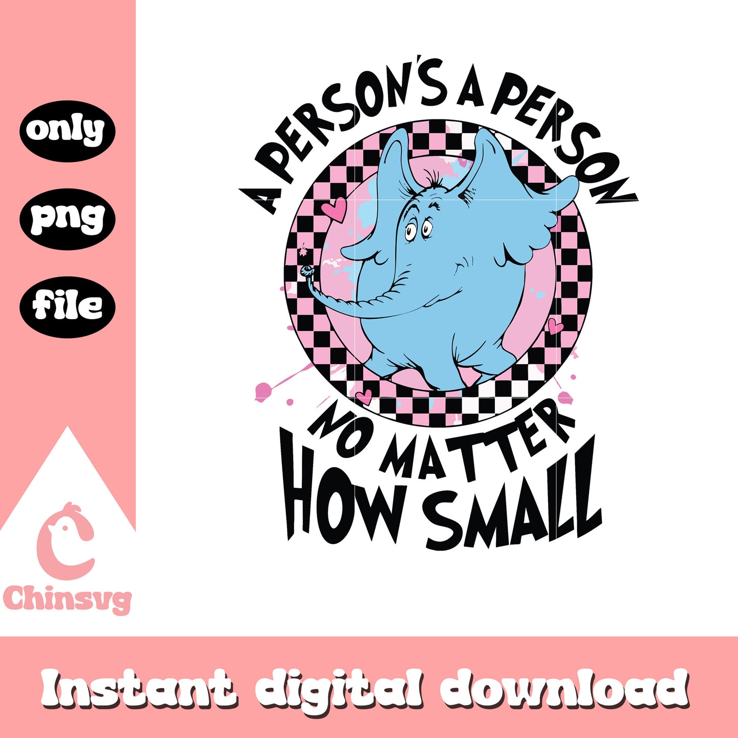 A person no matter how small png, horton character png, cartoon png