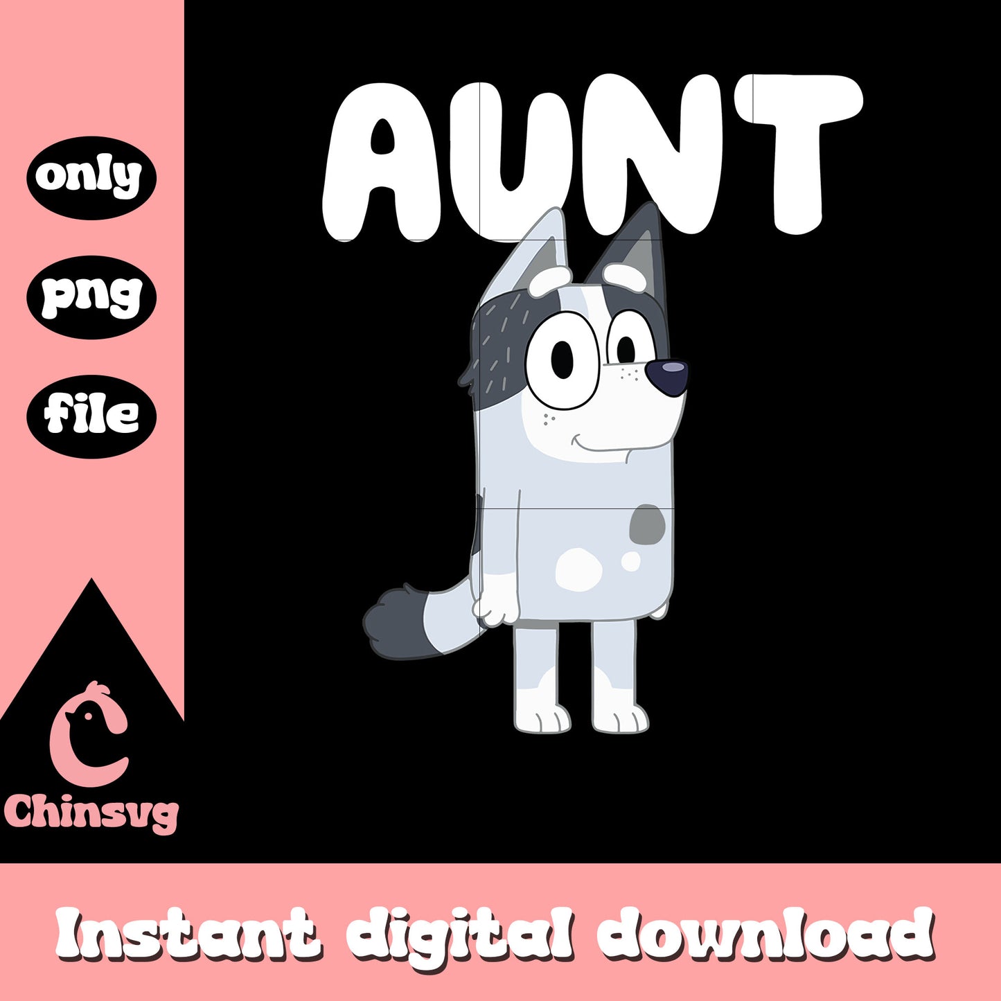 Aunt character png, bluey characters png, bluey cartoon png