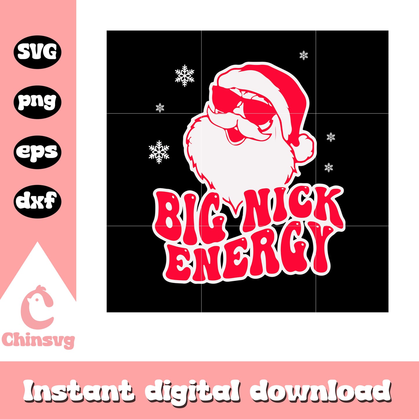 Big nick energy santa claus svg, santa claus svg, christmas svg