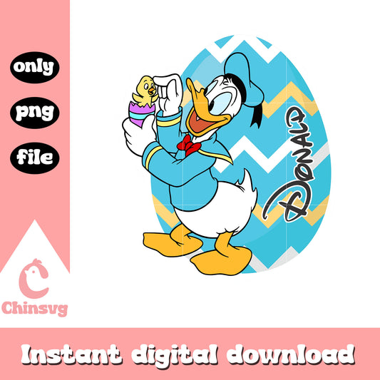 Blue easter eggs donald duck png, easter eggs png, donald png