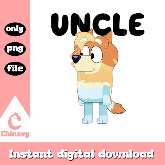 Bluey's uncle character png, bluey cast png, bluey character png