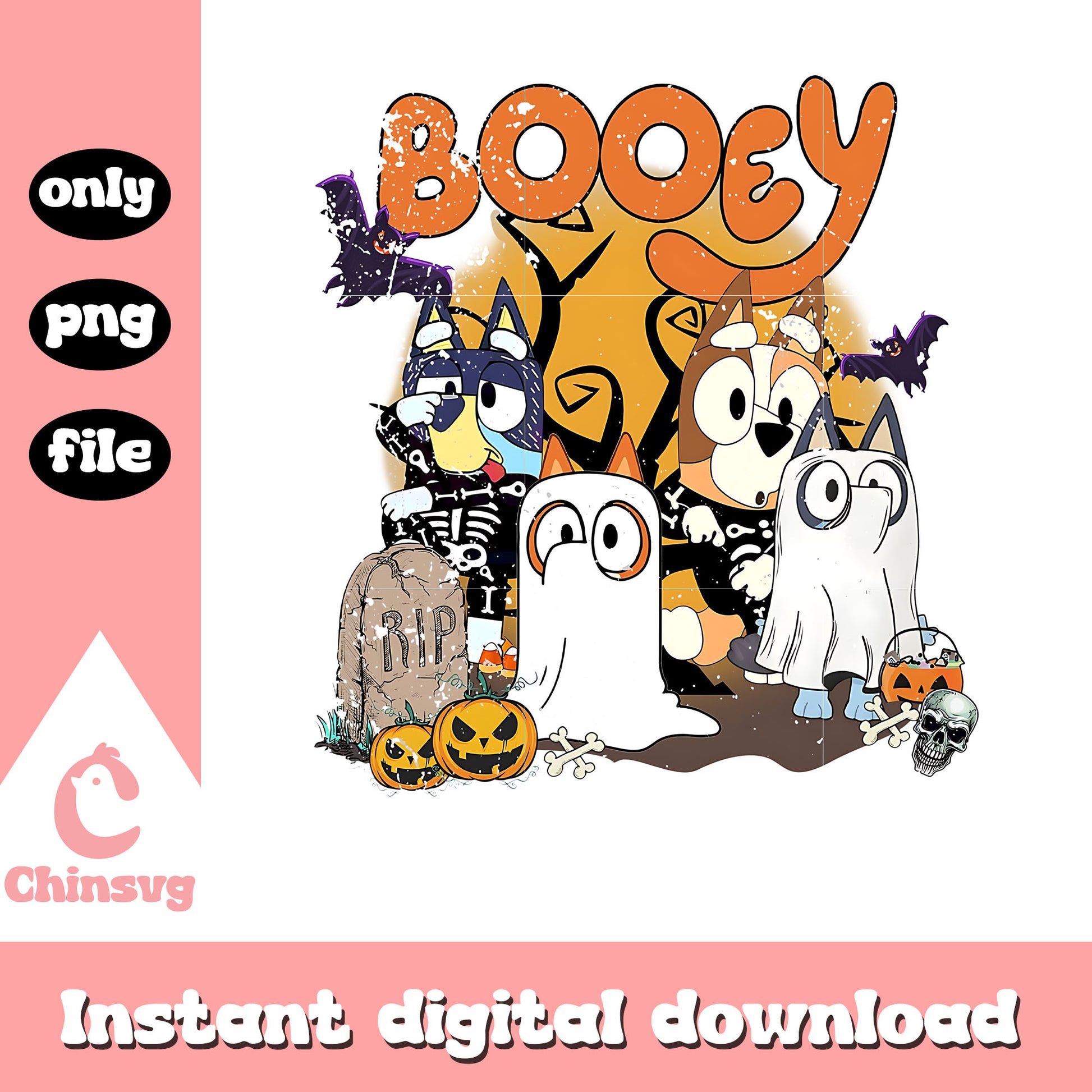 Booey halloween costume png, Bluey cartoon character png, halloween png