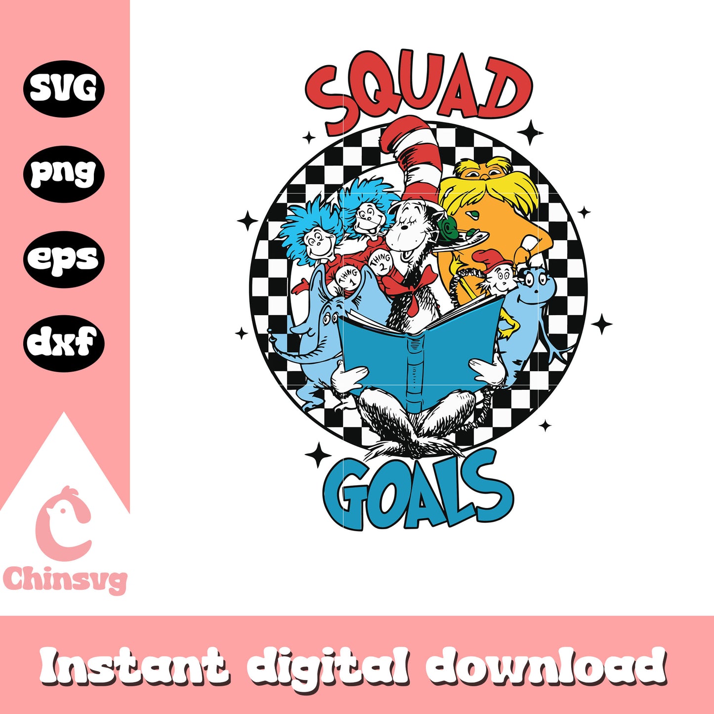 Casts of dr seuss squad goals design svg, squad goalsa svg