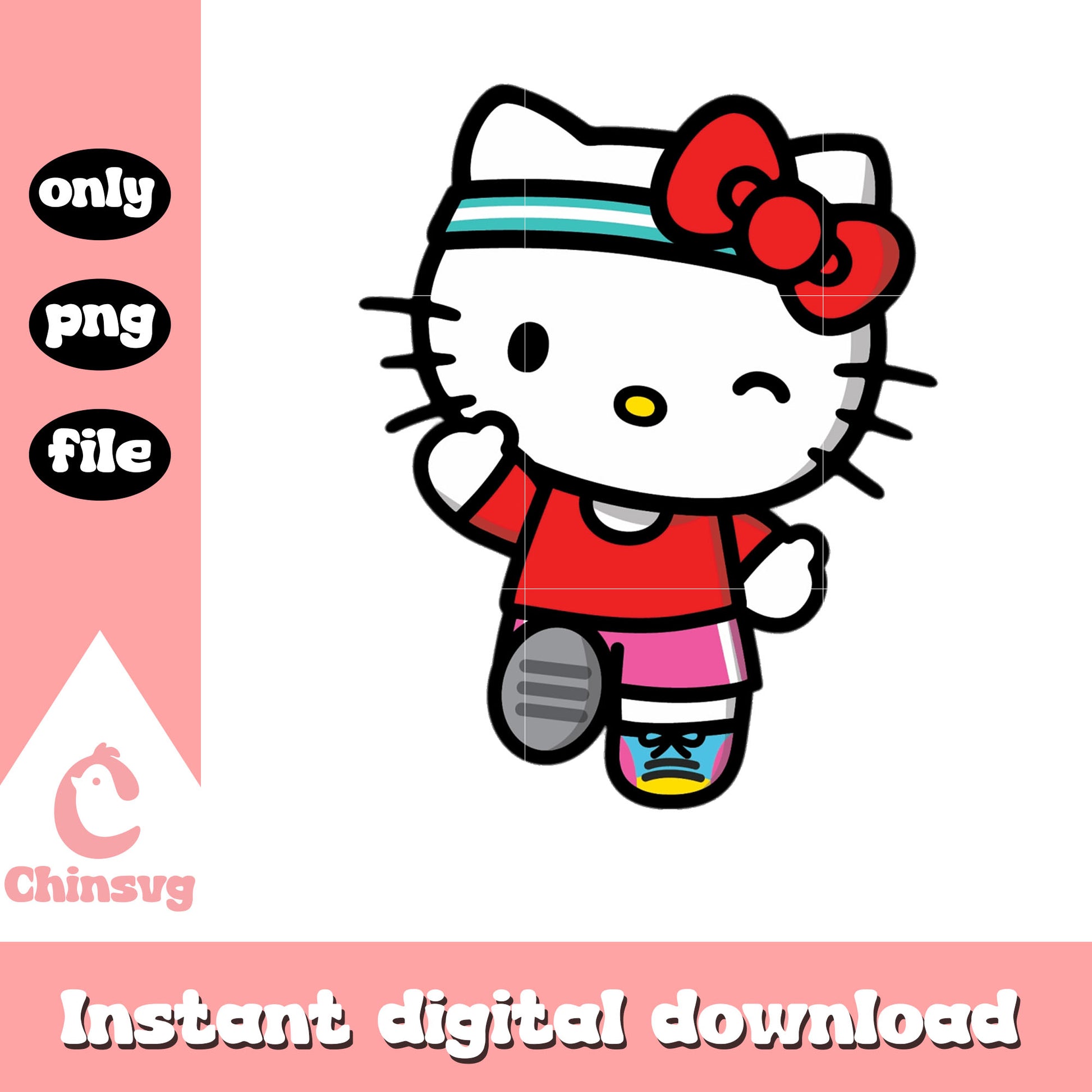 Cute cartoon hello kitty png, hello kitty cartoon png, hello kitty png