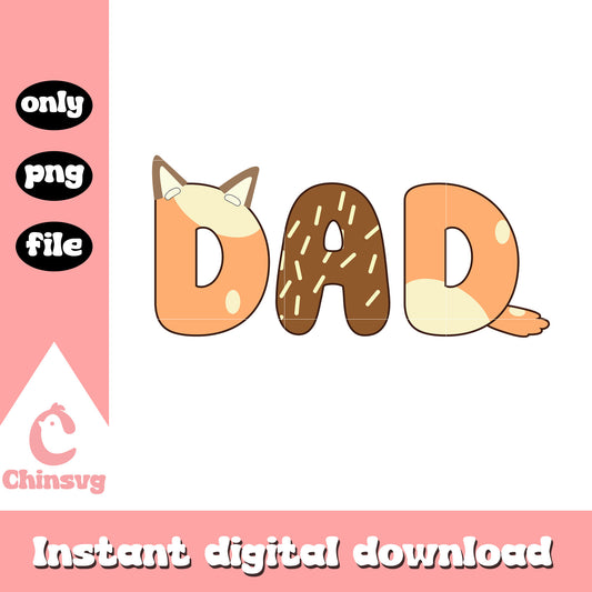 Dad bingo character font design png, dad png, cartoon png