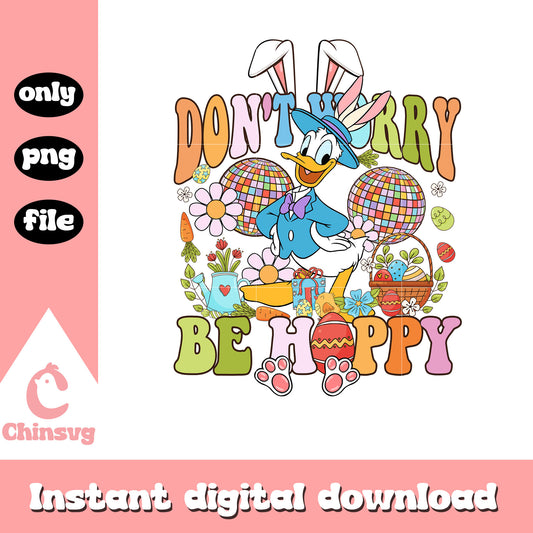 Daisy duck be hoppy png, easter day png, disney characters png