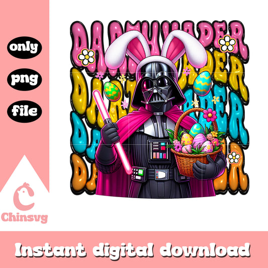 Darth Vader easter bunny png, easter bunny png, star wars png