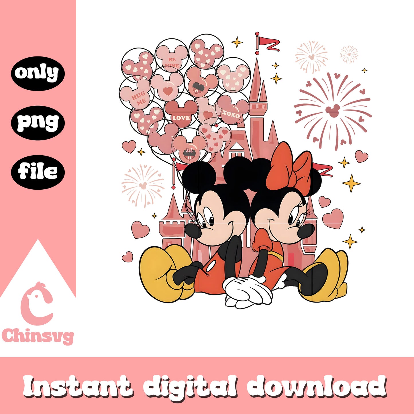 Disney couple mickey minnie png, Disney couple​ png, valentine png