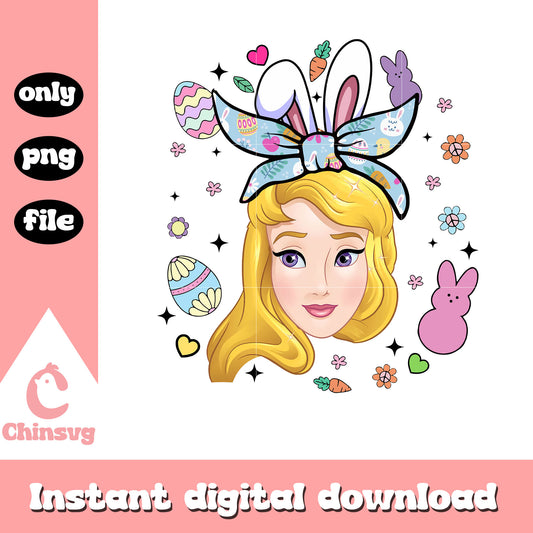 Disney princess aurora easter bunny png, easter bunny png, disney png