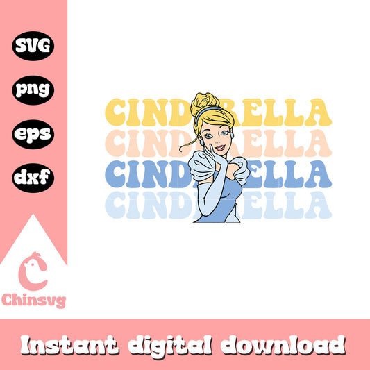 Disney princess cinderella svg, princess cinderella, disney princess svg