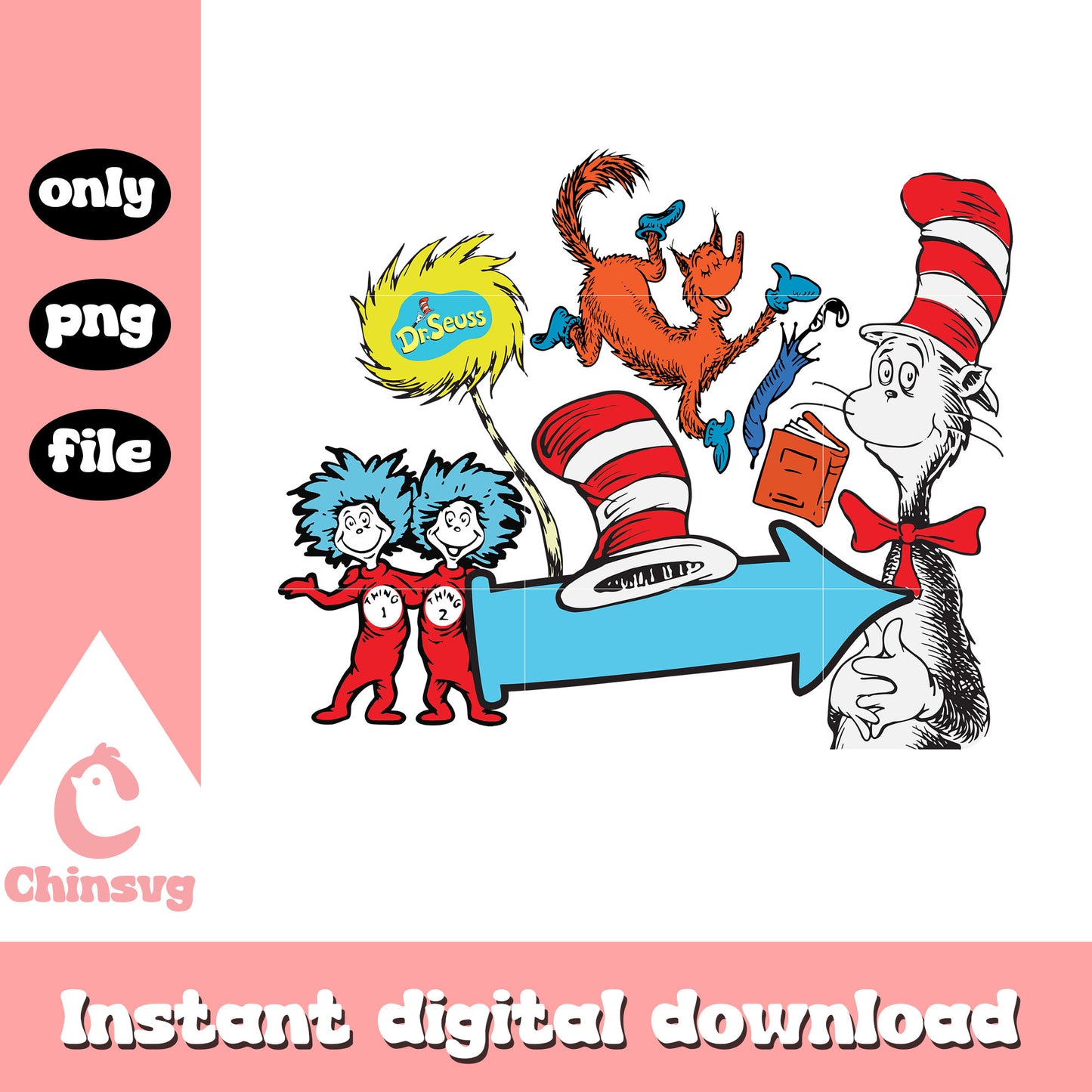 Dr seuss characters design png, dr seuss cast png, cartoon png