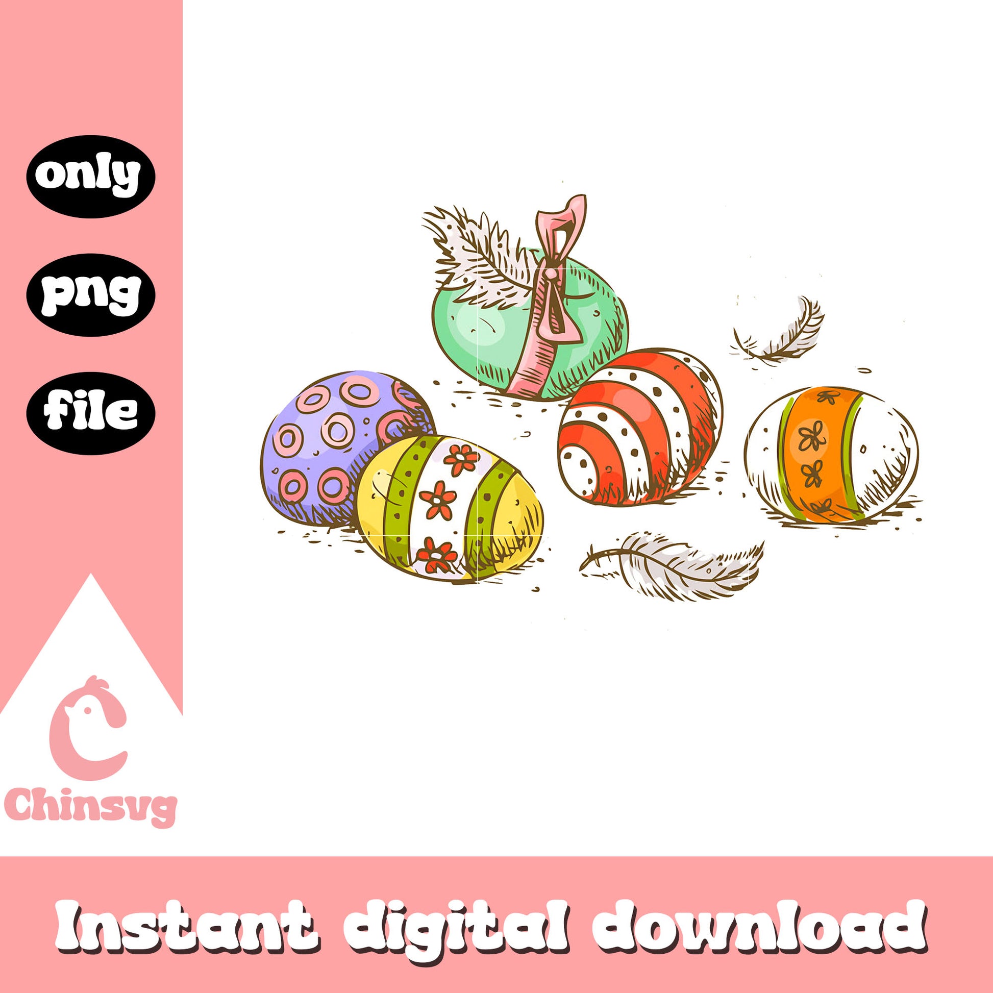 Easter eggs design png, happy easter day png, easter eggs png