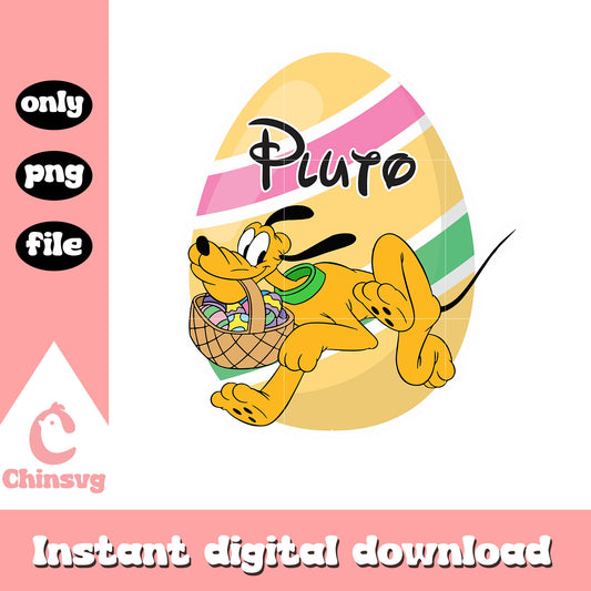 Easter eggs pluto dog png, easter eggs png, disney png