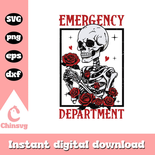 Emergency department valentine skeleton svg, human skeleton svg