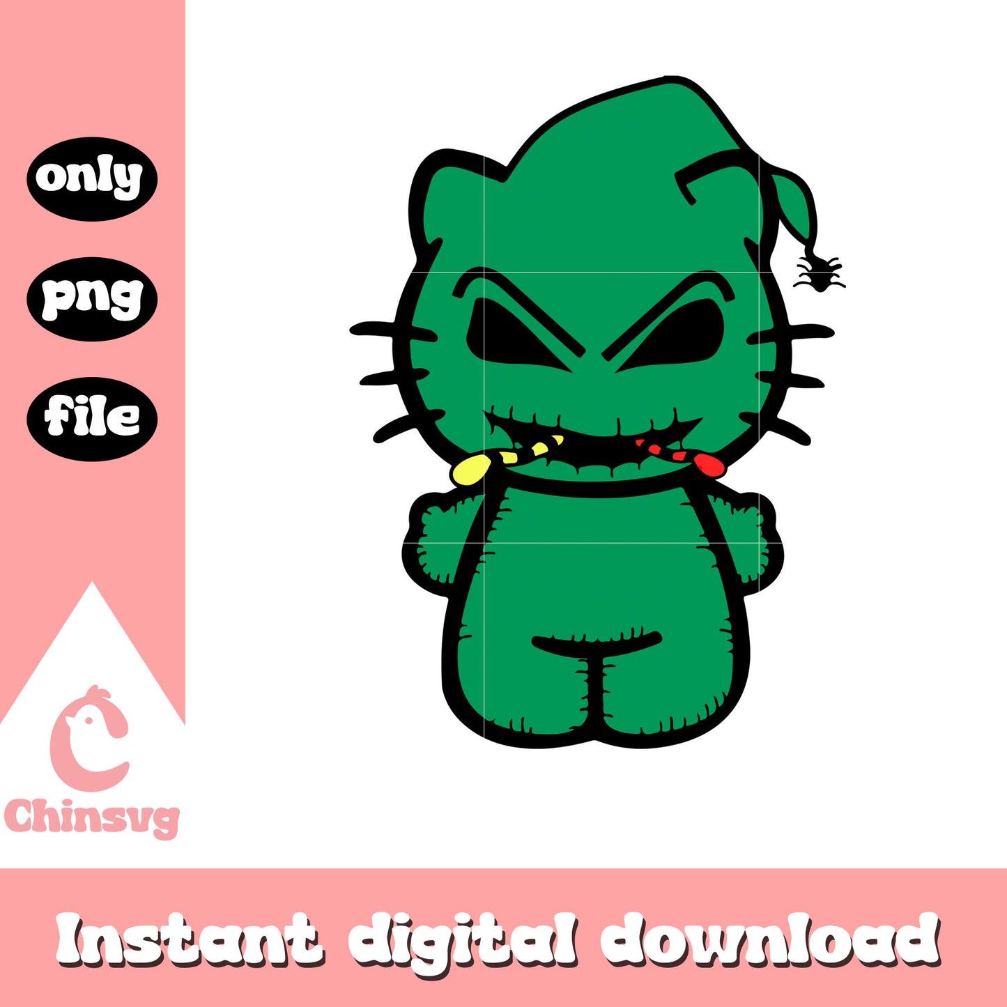 Hello kitty oogie boogie costume png, oogie boogie png, hello kitty png