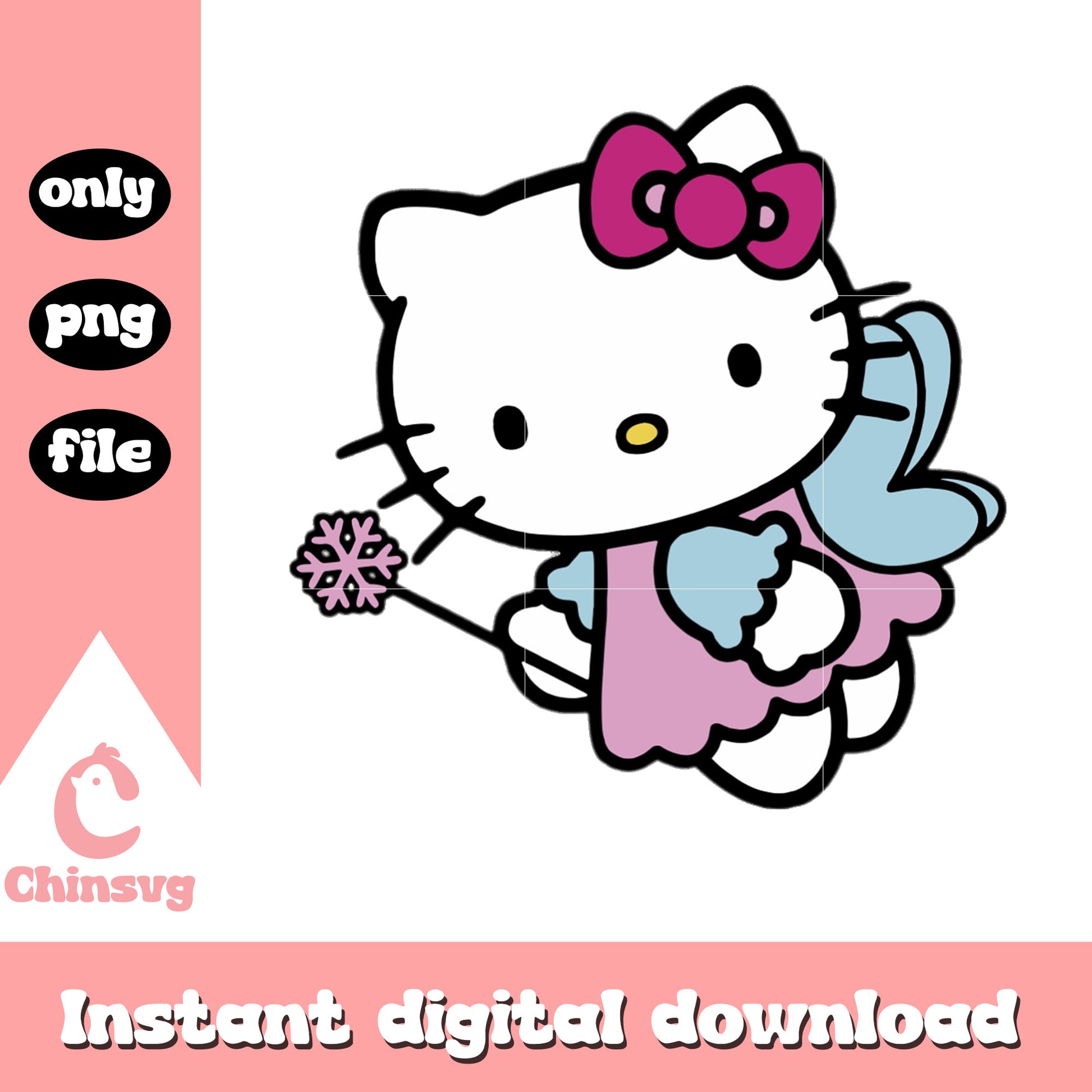 Hello kitty winter angel png, hello kitty cartoon png, hello kitty png