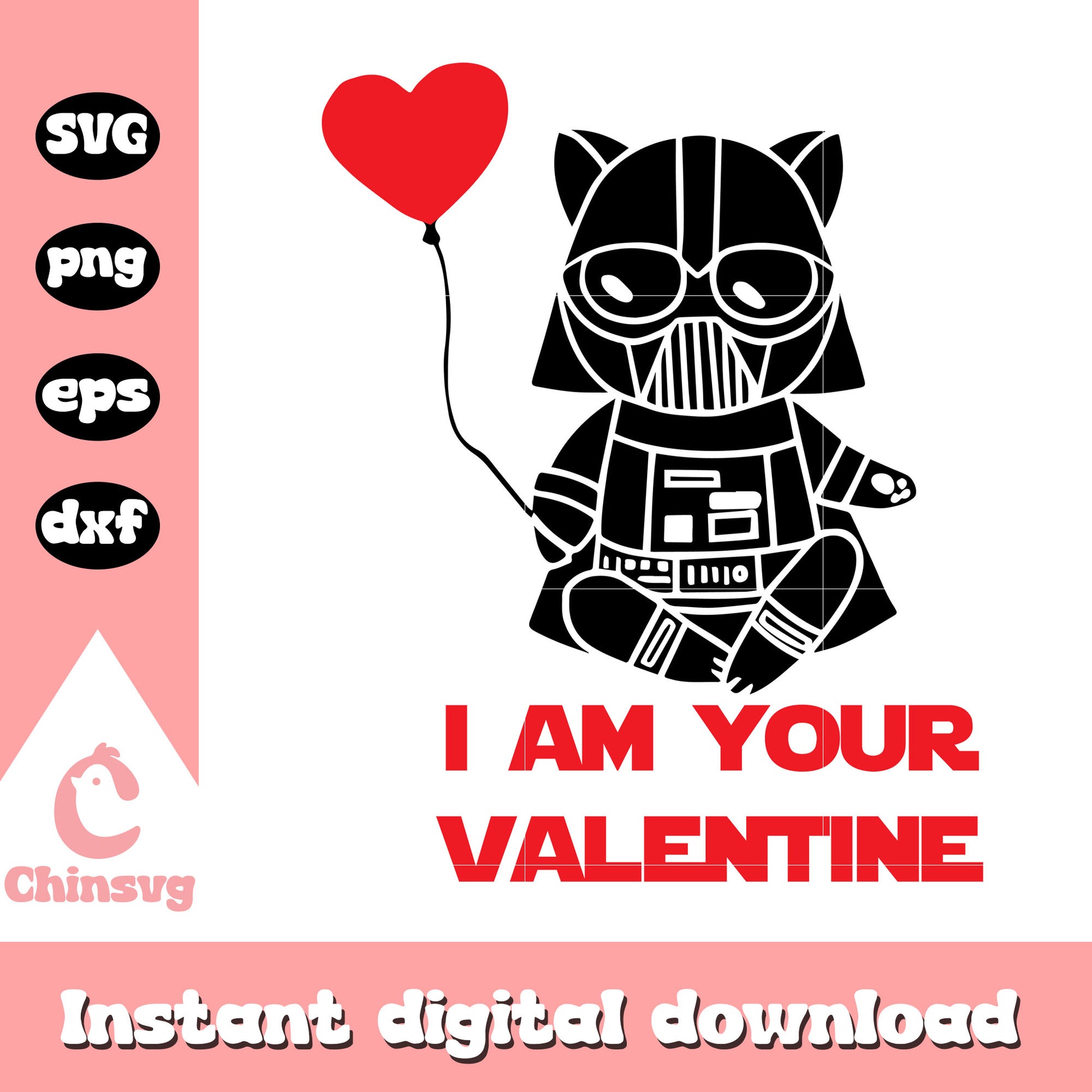 I am your valentine svg, star wars valentines, valentine svg