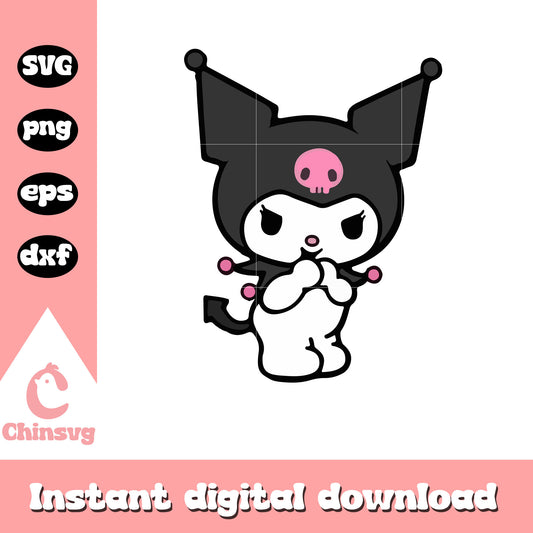 Kuromi cute design svg, hello kitty svg, cute sanrio hello kitty svg