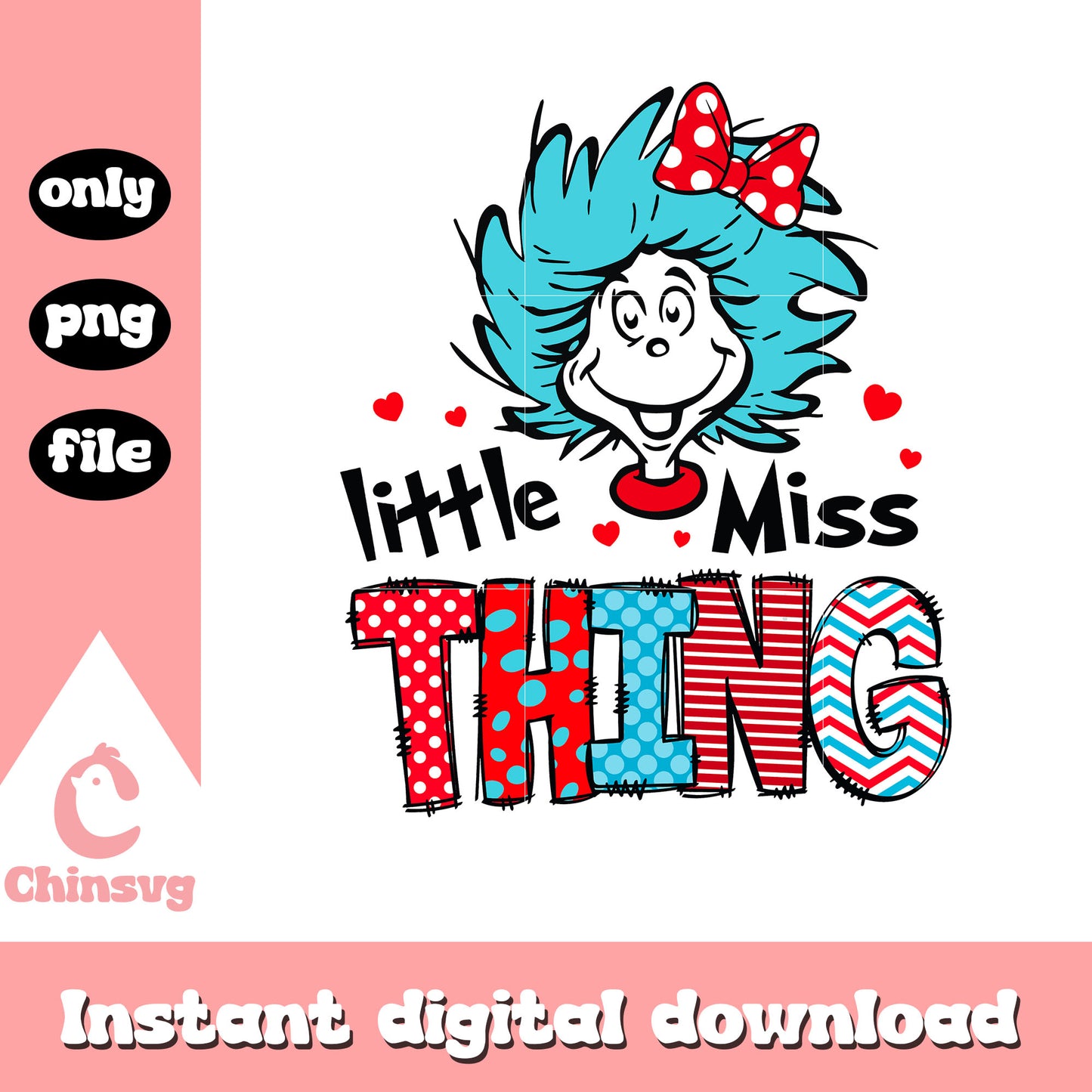 Little miss thing png, dr seuss miss thing png, cartoon png