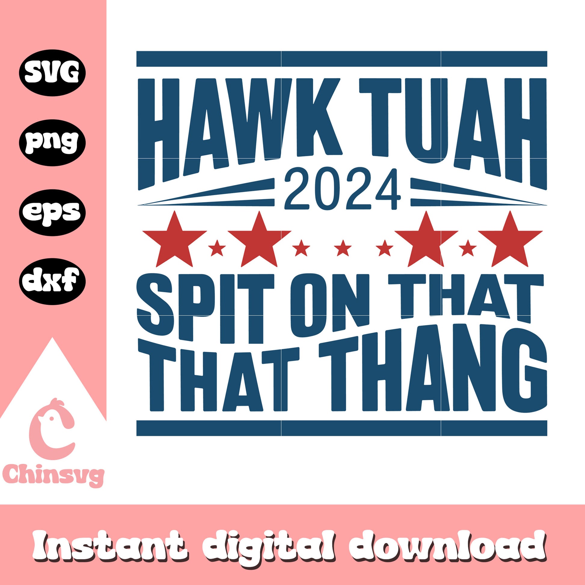 Logo hawk tuah 2024 spit on that thang svg, hawk tuah​ 2024 svg