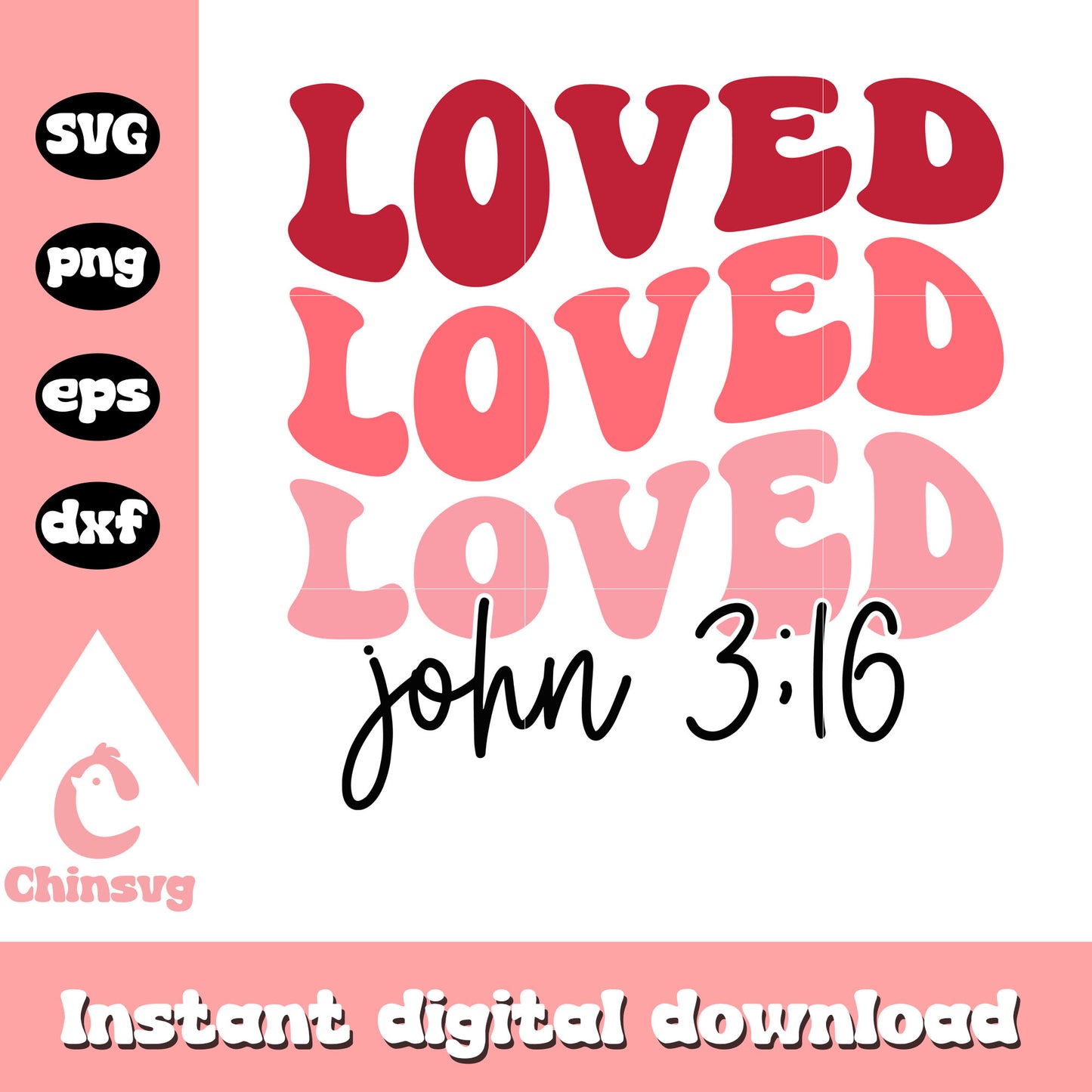 Love wave font john 316 svg, love svg, valentine font svg