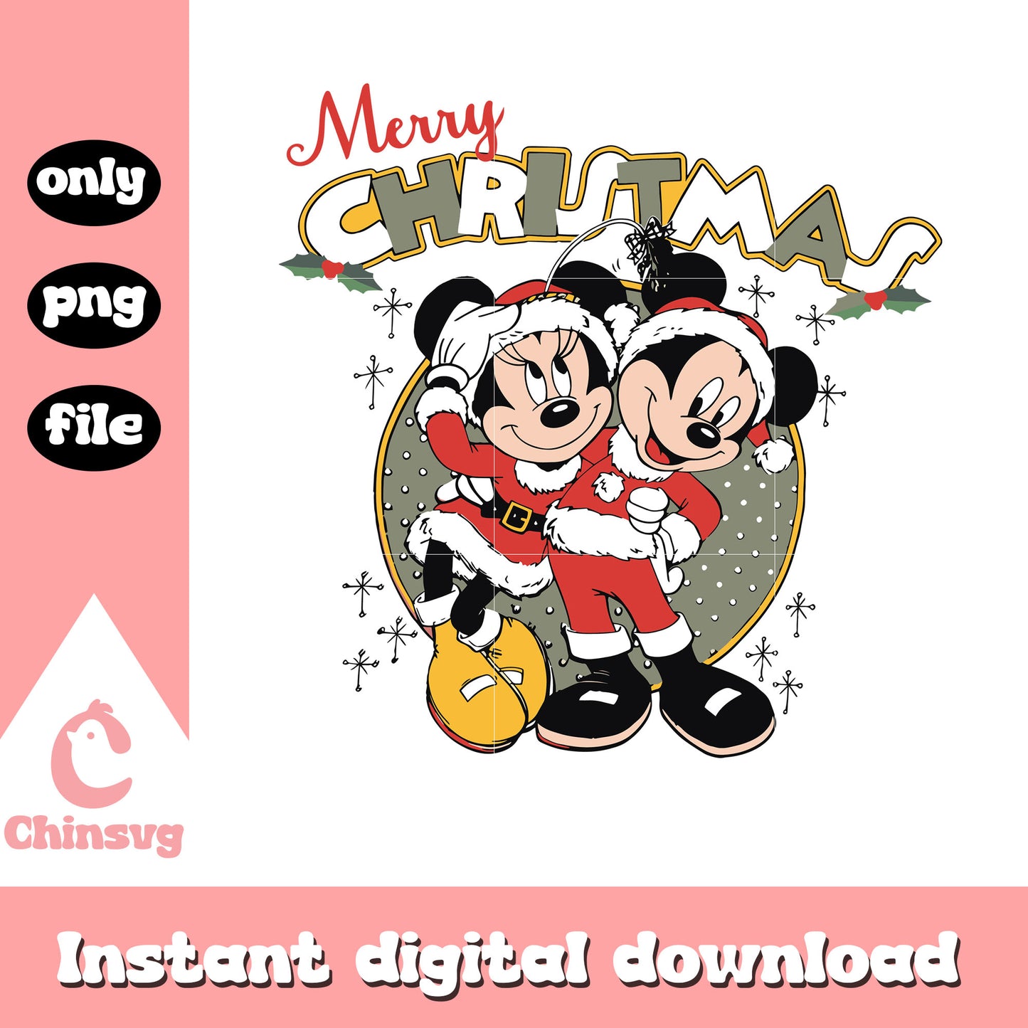 Merry christmas minnie and mickey santa png, mickey minnie christmas png