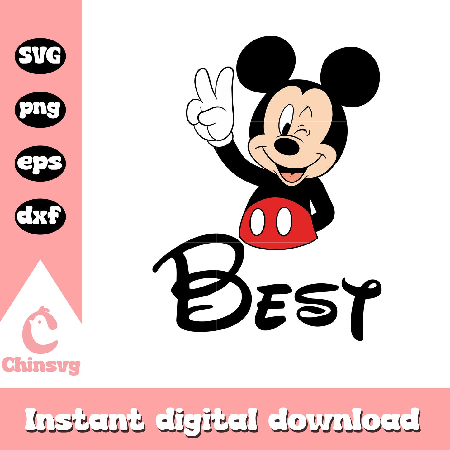 Mickey mouse best svg, mickey mouse svg, disney characters svg