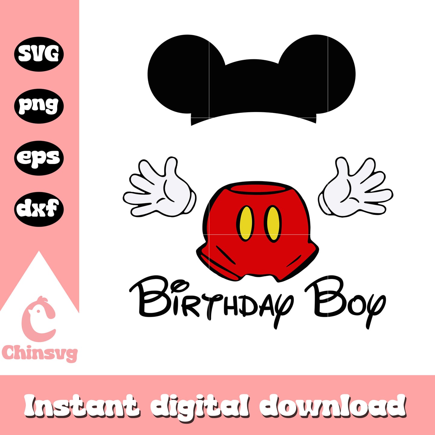 Mickey mouse birthday boy svg, birthday boy svg, Mickey mouse svg