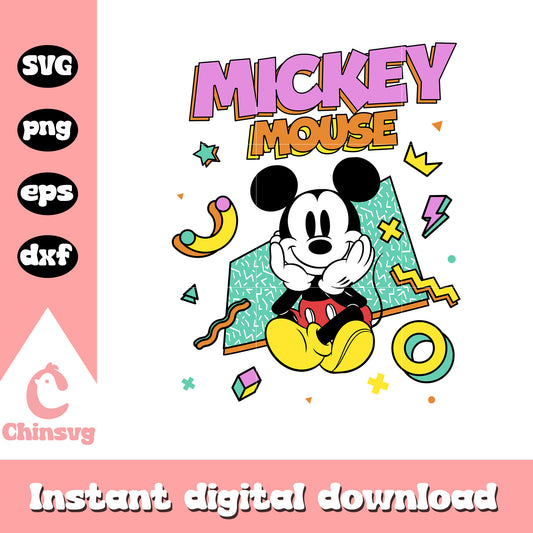 Mickey mouse design svg, mickey mouse svg, disney mickey mouse svg