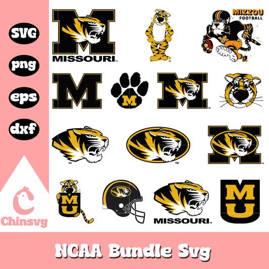 Missouri Tigers Ncaa logo bundle svg, Missouri Tigers​ svg