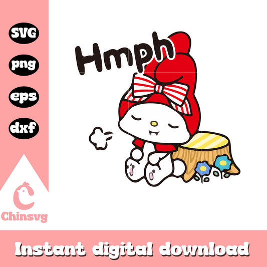 My melody red svg, hello kitty svg, sanrio characters cartoon svg