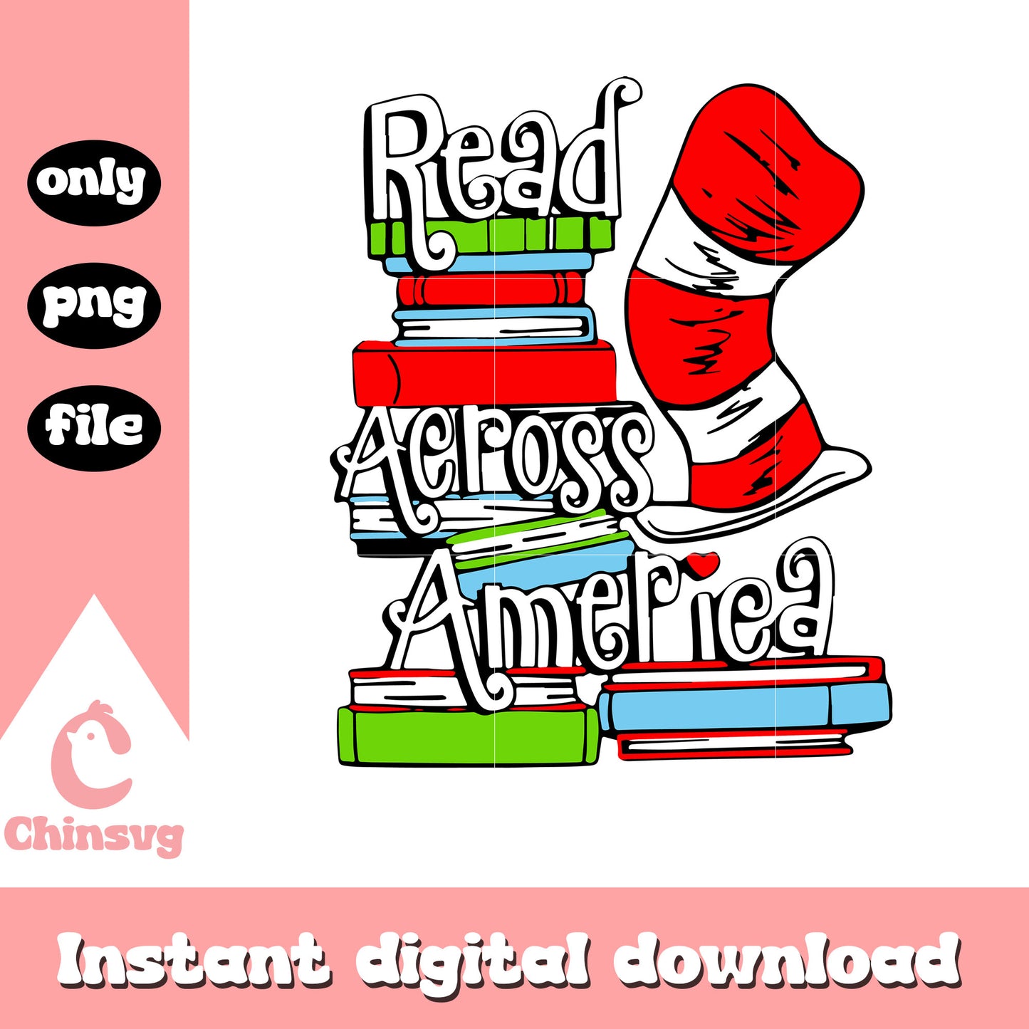 Read across america the hat png, read png, dr seuss cartoon png