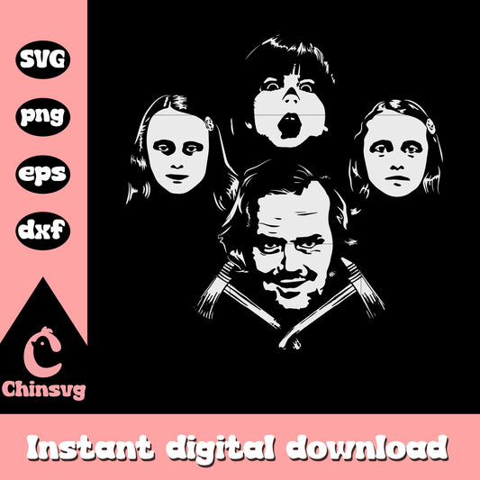 Redrum Rhapsody svg, Horror pop svg, Horror Rhapsody svg