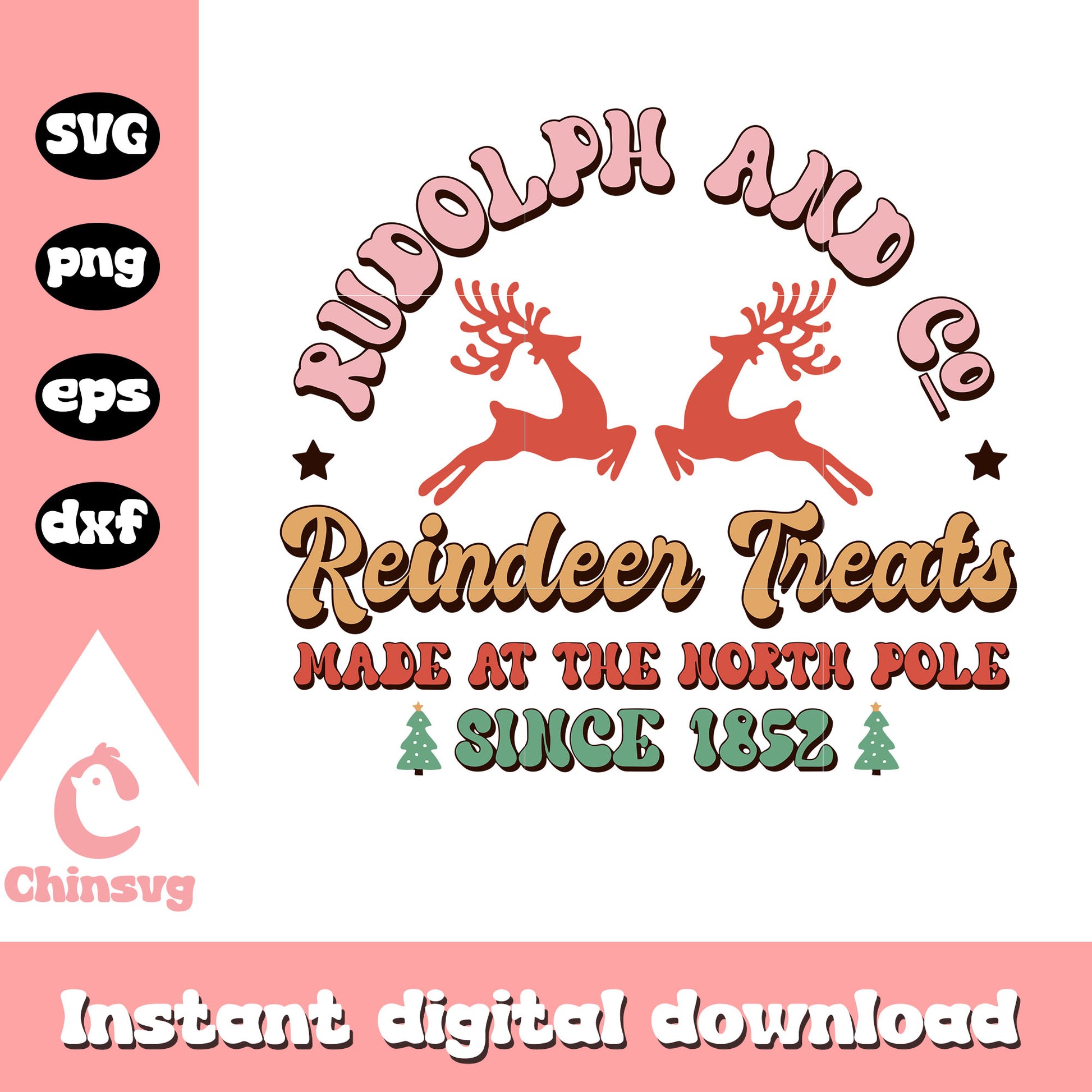 Reindeer treats make at the north pole svg, Reindeer svg