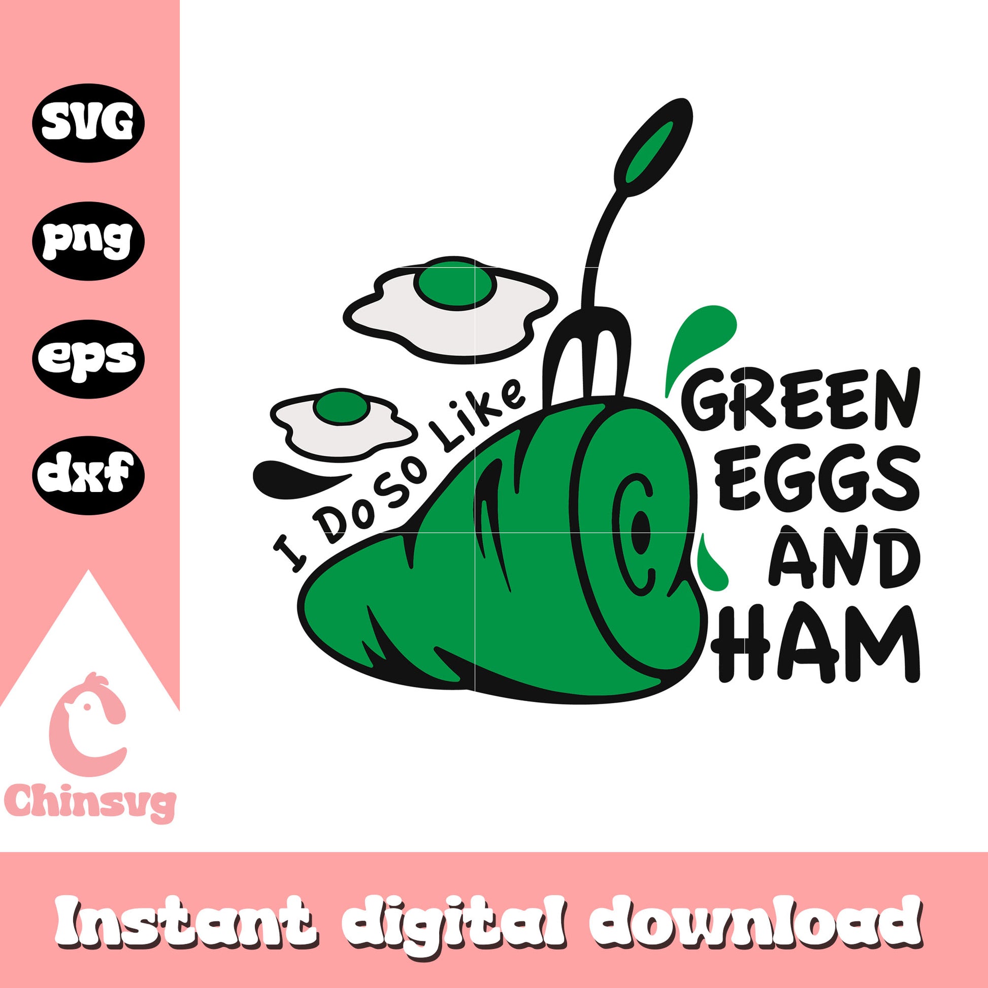 Sam I do so like green eggs and ham svg, green eggs and ham svg