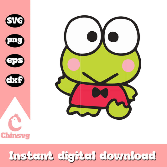 Sanrio keroppi svg, keroppi svg, hello kitty svg, sanrio cartoon svg