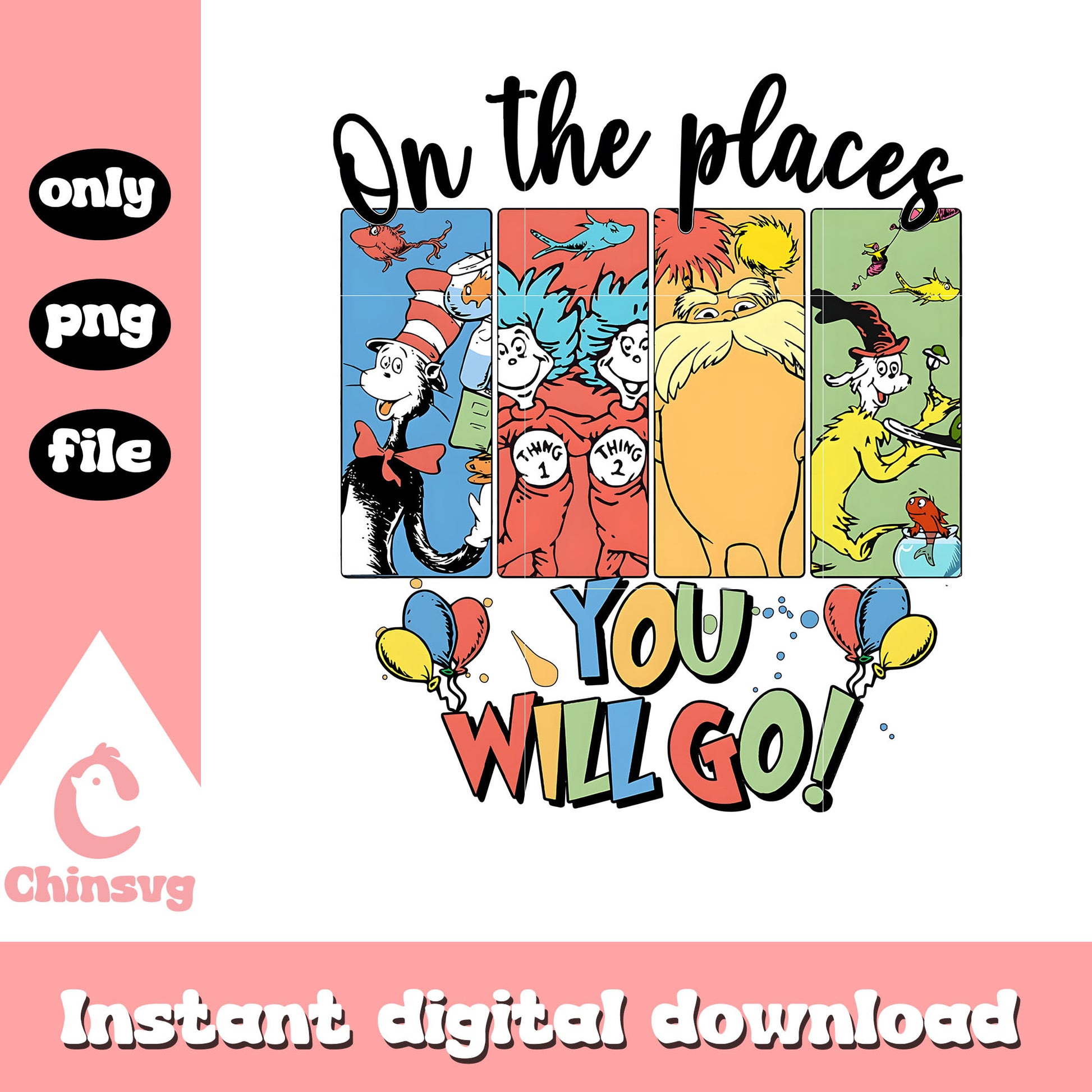 Seuss manga oh the place you'll go png, dr seuss cartoon png