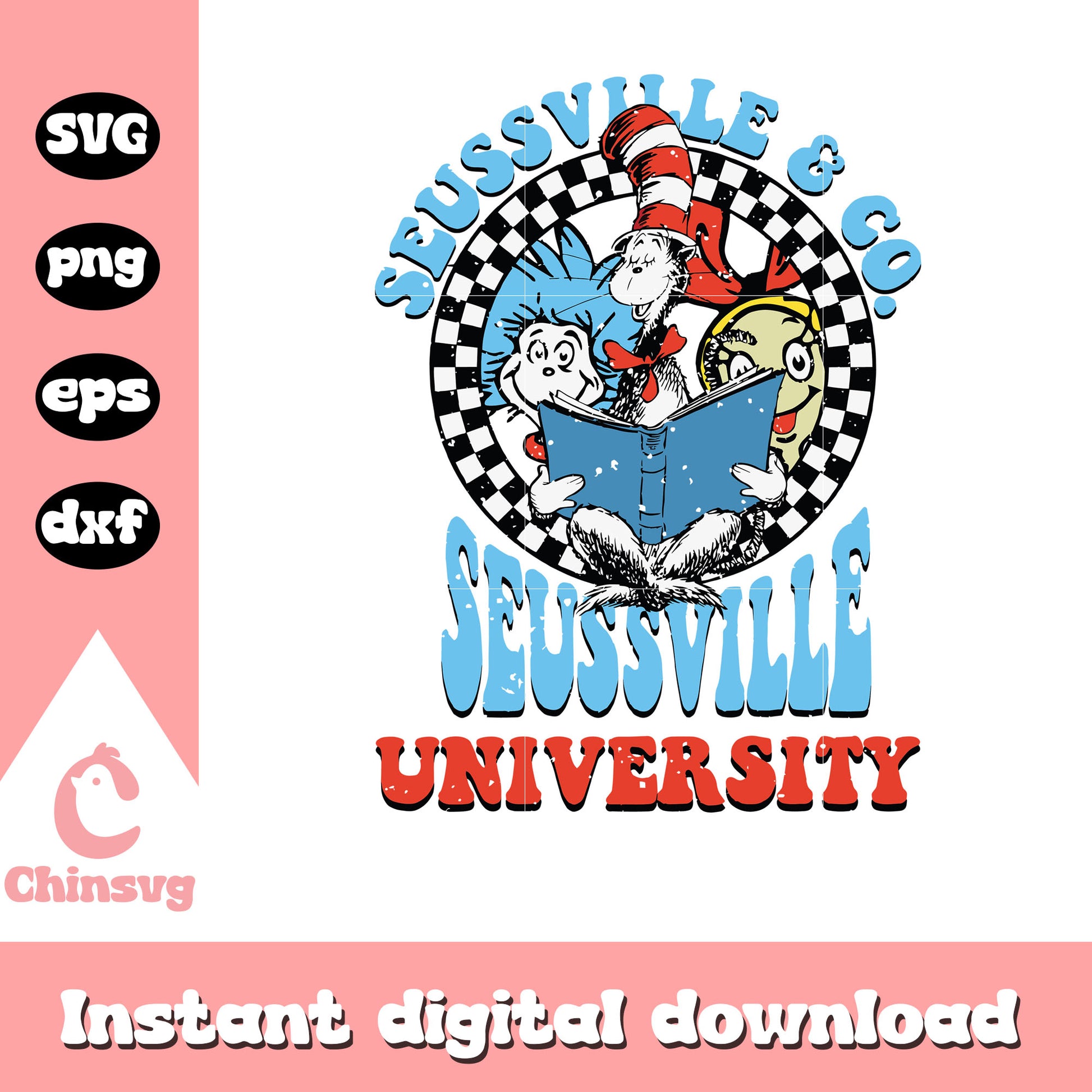 Seussville & co seussville university svg, seussville​ svg