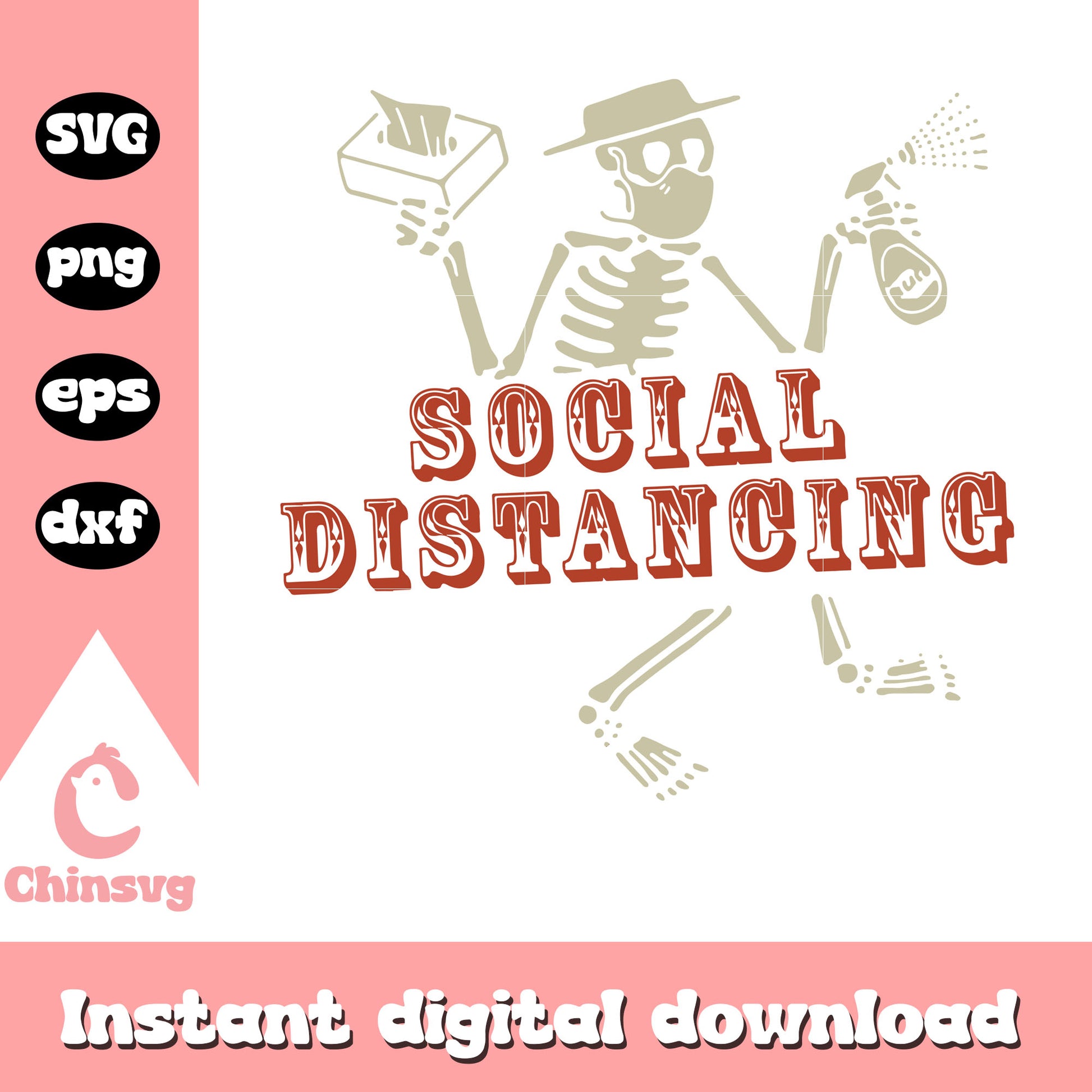 Skeleton social distancing svg, Skeleton svg, social distancing svg