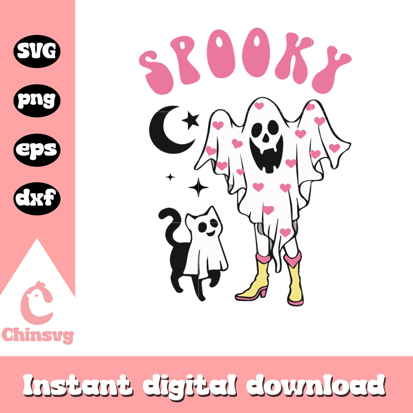 Spooky cat cosplay halloween svg, spooky svg, halloween svg