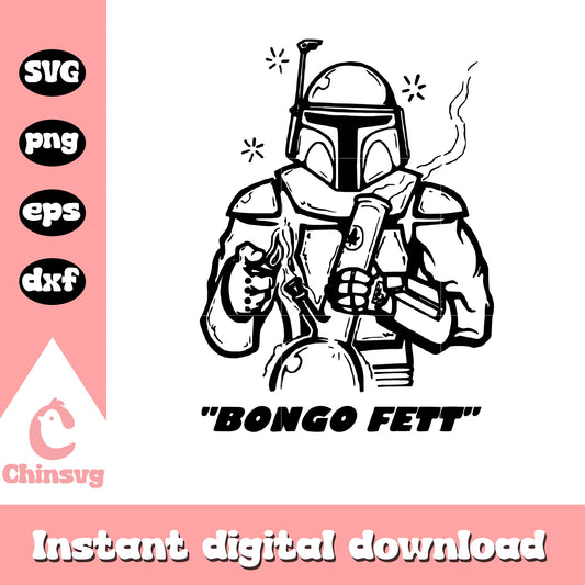 Stormtrooper Bongo Fett svg, star wars character svg, movie svg