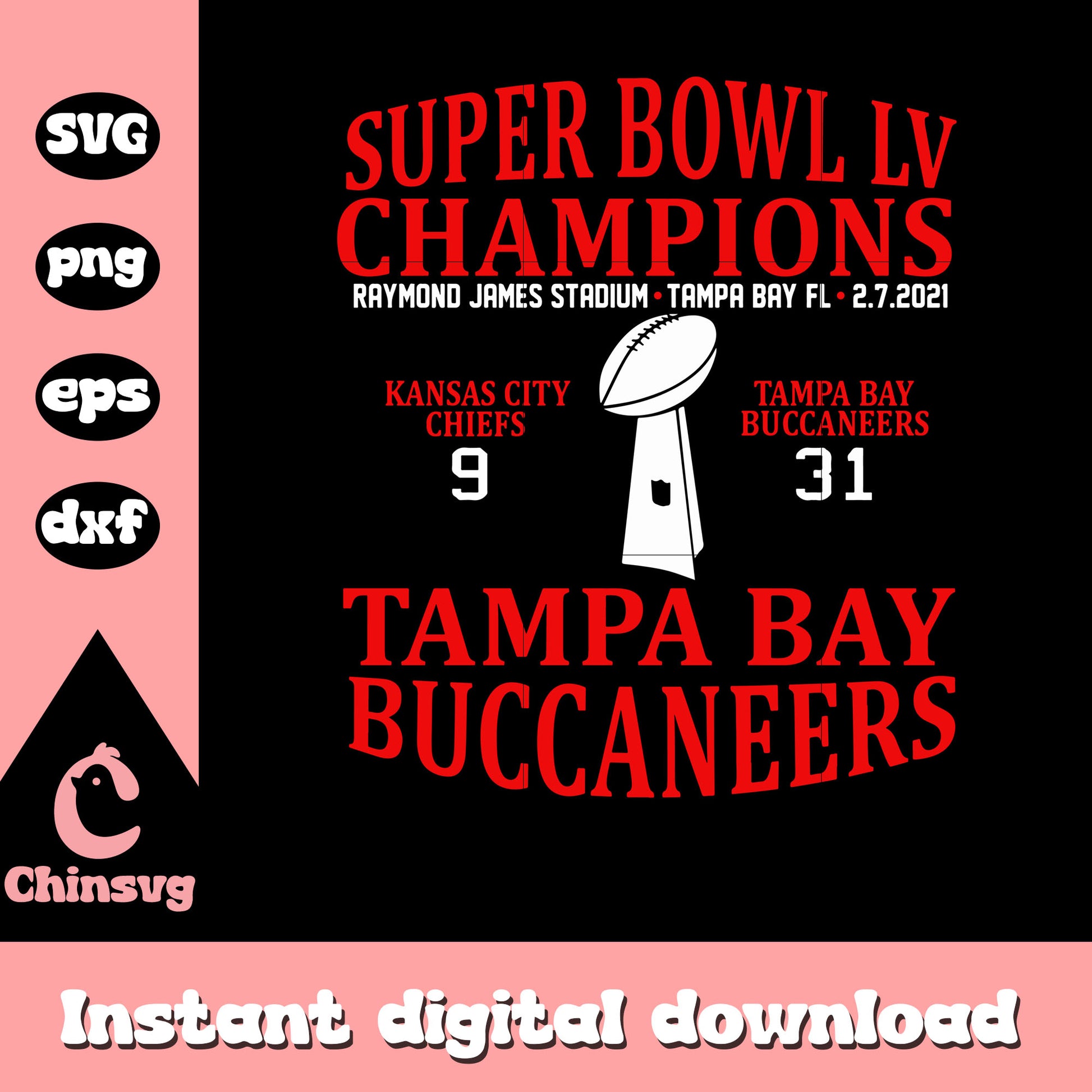 Super Bowl Champions svg, Tampa Bay Buccaneers svg, ncaa svg