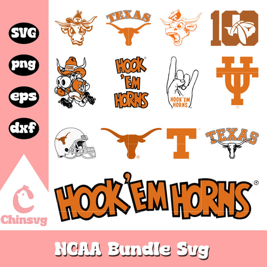 Texas LongHorns Ncaa logo bundle svg, Texas LongHorns svg