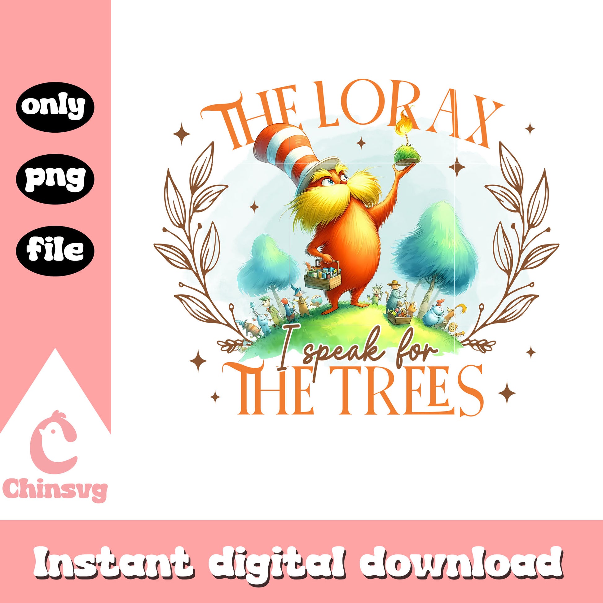 The lorax I speak for the trees png, dr seuss cast png, the lorax png