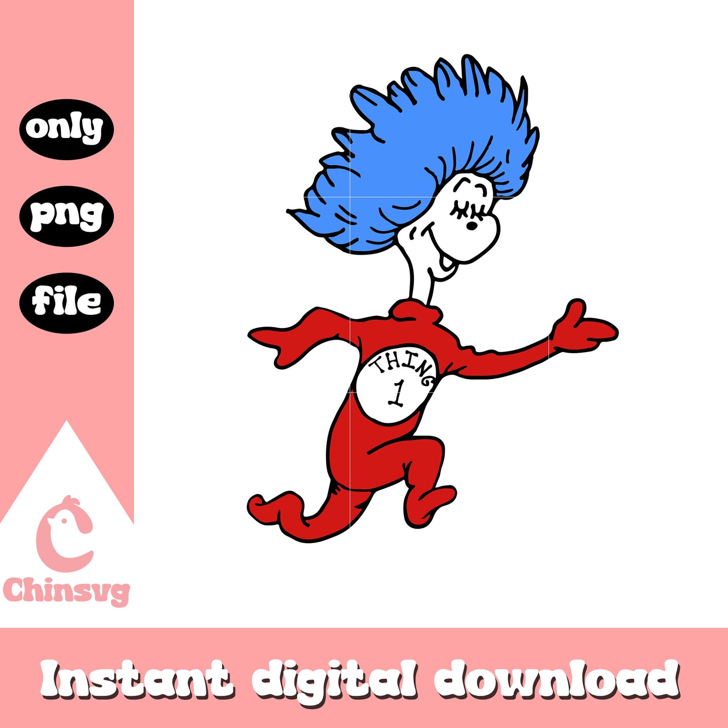 Thing one dr seuss character png, the one thing png, movie png