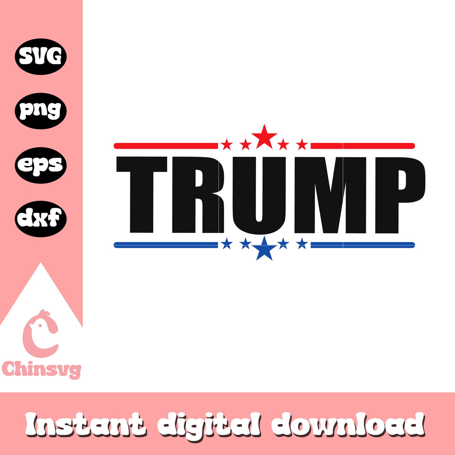 Trump logo design svg, donald trump logo​ svg, trump svg