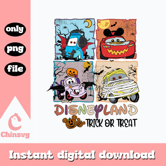 Disneyland trick or treat Halloween Png, digital download