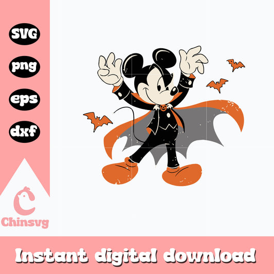 Mickey Spooky halloween svg, digital download